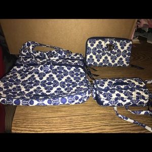 Vera Bradley Cobalt Tile Retired